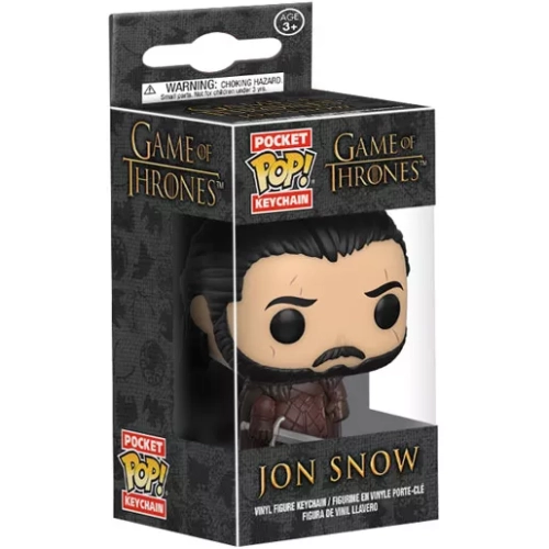 Funko Pop! Jon Snow Pocket Pop! Keychain King in the North Box