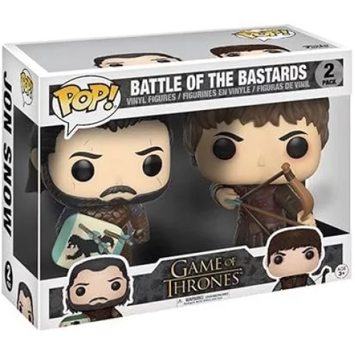 Funko Pop! Jon Snow 2 Pack Battle of the Bastards Game of Thrones Box
