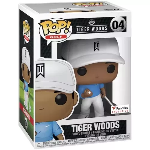 Funko Pop! Tiger Woods #04 Upper Deck Authenticated Memorabilia Tiger Woods Box