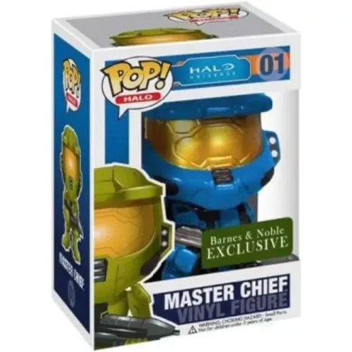Funko Pop! Master Chief #01 Blue Halo Universe Vinyl Figure Box