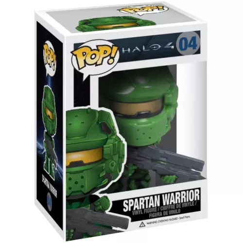 Funko Pop! Spartan Warrior #04 Green Halo 4 Vinyl Figure Box