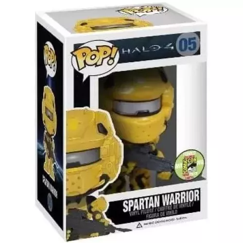 Funko Pop! Spartan Warrior #05 Yellow Halo 4 Vinyl Figure Box