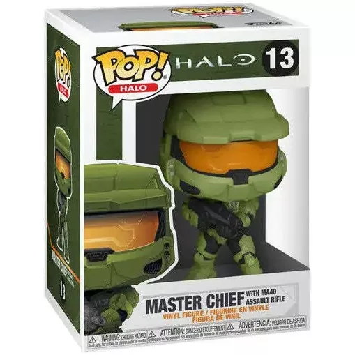 Master Chief with MA40 Assault Rifle Box