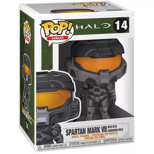 Funko Pop! Spartan Mark VII with VK78 Commando Rifle #14 Box