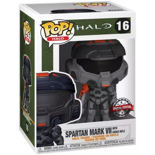 Funko Pop! Spartan Mark VII with Shock Rifle #16 Halo Box
