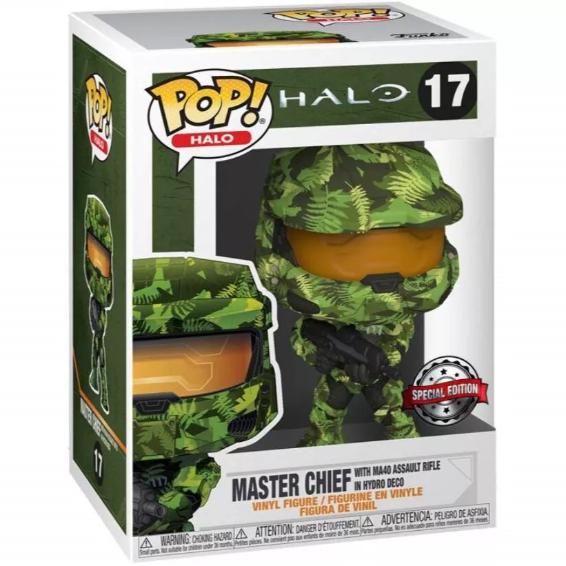 Master Chief with MA40 Assault Rifle in Hydro Deco Box