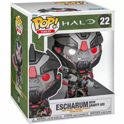 Funko Pop! Escharum with Gravity Axe #22 6 Inch Halo Box