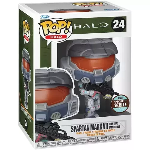 Funko Pop! Spartan Mark VII with BR75 Battle Rifle #24 Box
