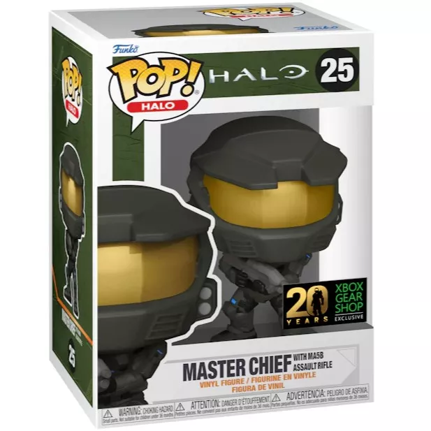 Master Chief with MA5B Assault Rifle Box