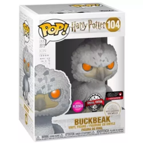 Funko Pop! Buckbeak #104 Orange Eyes Flocked Harry Potter Box