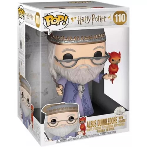Funko Pop! Albus Dumbledore #110 wth Fawkes 10 Inch Box