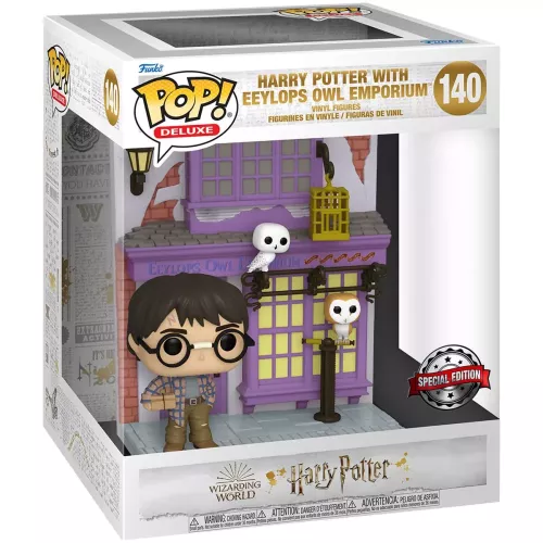 Funko Pop! Harry Potter with Eeylops Owl Emporium #140 Box