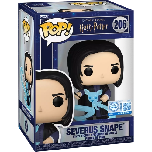 Funko Pop! Severus Snape #206 with Patronus Doe 25 Years of Box