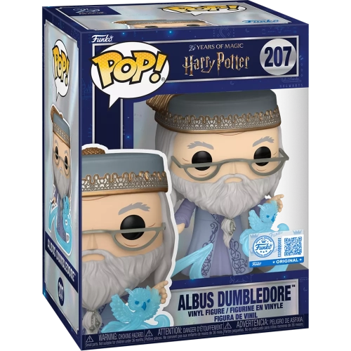 Funko Pop! Albus Dumblefore #207 with Patronus 25 Years of Box