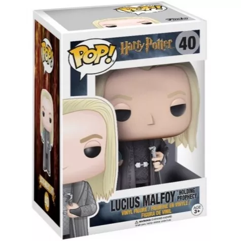 Lucius Malfoy Holding Prophecy Box