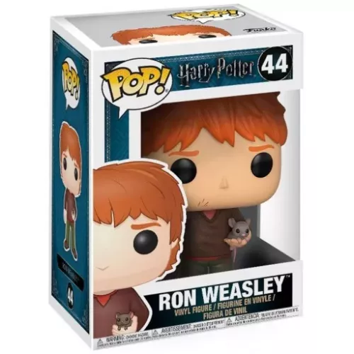 Funko Pop! Ron Weasley #44 with Scabbers Harry Potter Box