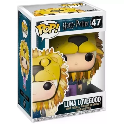 Funko Pop! Luna Lovegood #47 with Lion Hat Harry Potter Box
