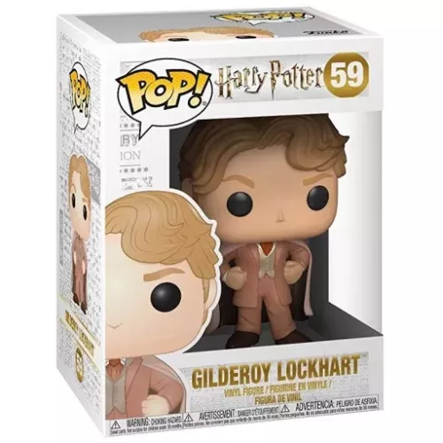 Funko Pop! Gilderoy Lockhart #59 Tan Suit Harry Potter Box