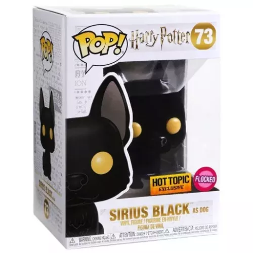 Funko Pop! Sirius Black as Dog #73 Flocked Harry Potter Box
