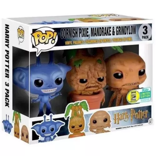 Funko Pop! Cornish Pixie 3 Pack Harry Potter Vinyl Figure Box