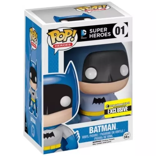 Funko Pop! Batman #01 Blue DC Comics Super Heroes Vinyl Figure Box