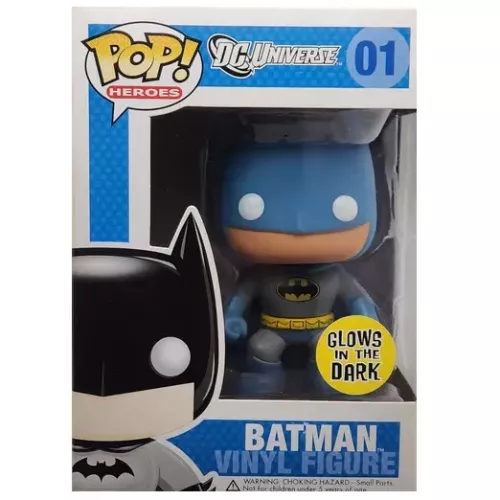 Funko Pop! Batman #01 Glows in the Dark DC Universe Box