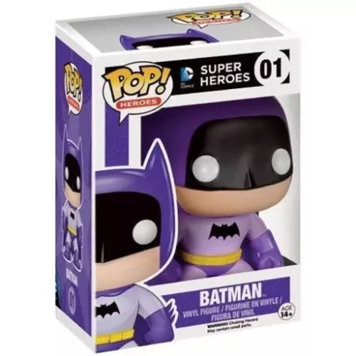 Funko Pop! Batman #01 Purple DC Comics Super Heroes Box