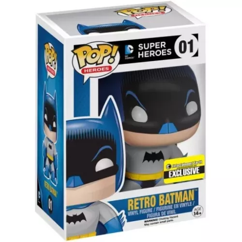 Funko Pop! Retro Batman #01 DC Comics Super Heroes Box