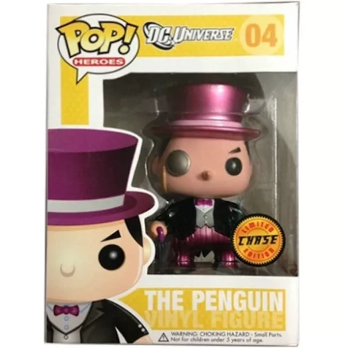 Funko Pop! The Penguin #04 Chase Metallic DC Universe Box