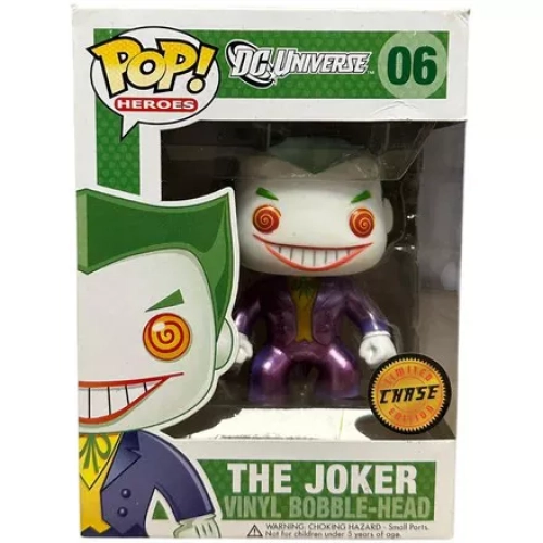 Funko Pop! The Joker #06 Bobble-Head Chase Metallic Box