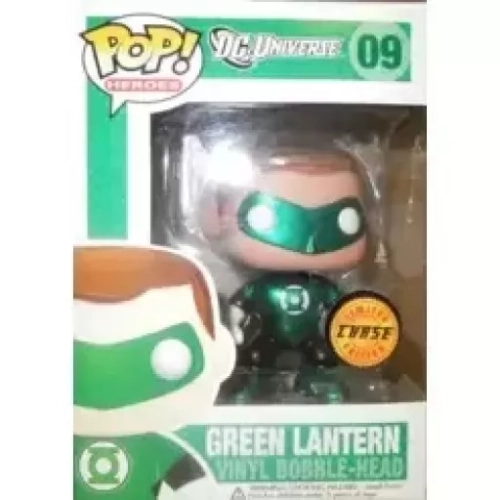Funko Pop! Green Lantern #09 Bobble-Head Chase Metallic Box