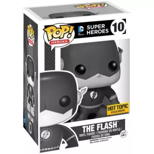 Funko Pop! The Flash #10 Black and White DC Comics Super Heroes Box