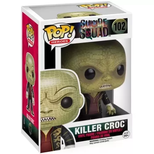 Funko Pop! Killer Croc #102 Suicide Squad Heroes Vinyl Figure Box
