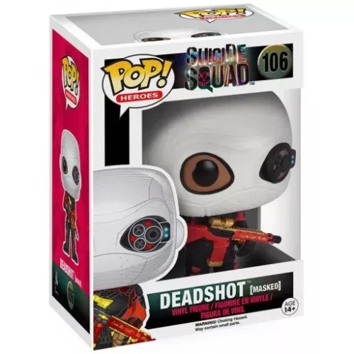 Funko Pop! Deadshot [Masked] #106 Suicide Squad Heroes Box