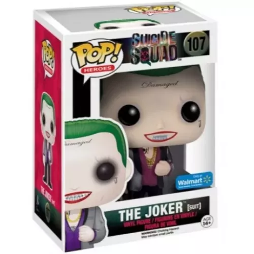 Funko Pop! The Joker [Suit] #107 Suicide Squad Heroes Box