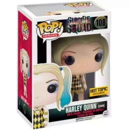 Funko Pop! Harley Quinn [Gown] #108 Suicide Squad Heroes Box