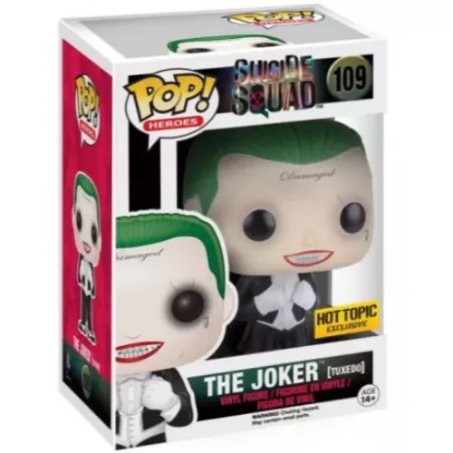 Funko Pop! The Joker [Tuxedo] #109 Suicide Squad Heroes Box