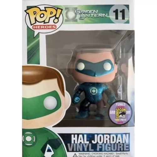 Funko Pop! Hal Jordan #11 Metallic Green Lantern Heroes Box