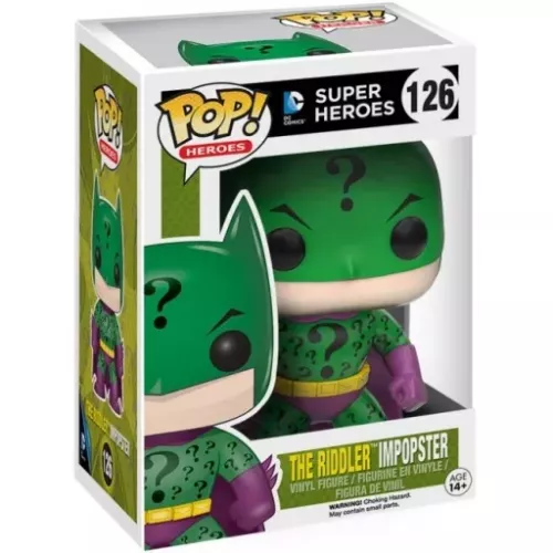 Funko Pop! The Riddler Impopster #126 DC Comics Super Heroes Box