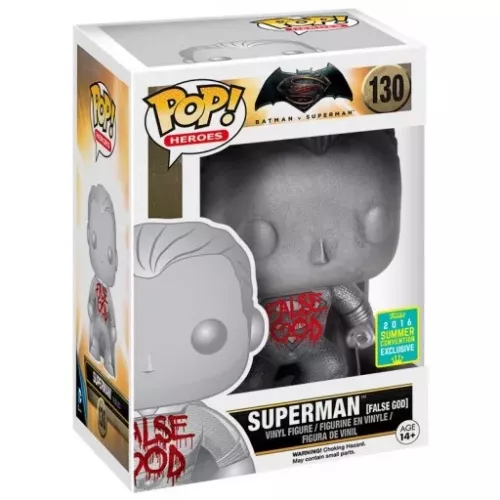 Funko Pop! Superman [False God] #130 Batman v Superman Box