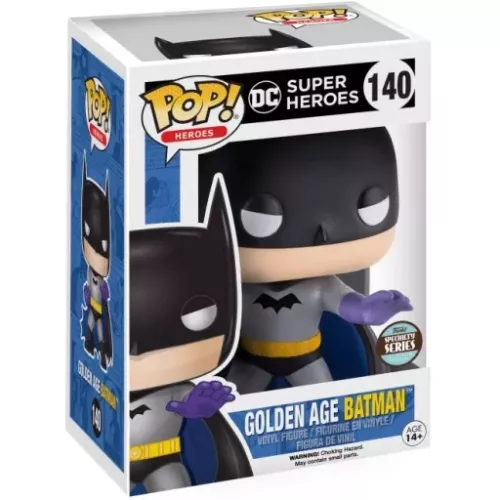 Funko Pop! Golden Age Batman #140 DC Super Heroes Vinyl Figure Box