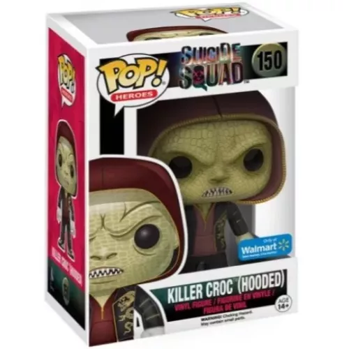 Funko Pop! Killer Croc (Hooded) #150 Suicide Squad Box