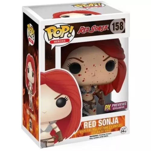 Funko Pop! Red Sonja #158 Bloody Heroes Vinyl Figure Box