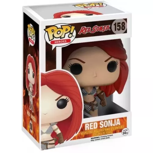 Funko Pop! Red Sonja #158 Heroes Vinyl Figure Box