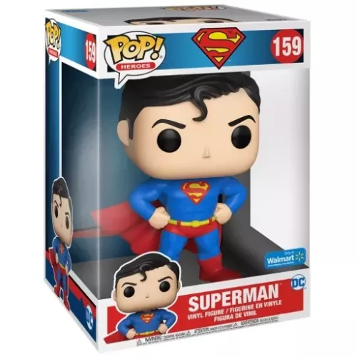 Funko Pop! Superman #159 10 Inch Heroes Vinyl Figure Box