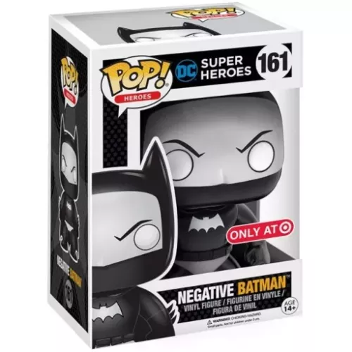 Funko Pop! Negative Batman #161 DC Super Heroes Vinyl Figure Box