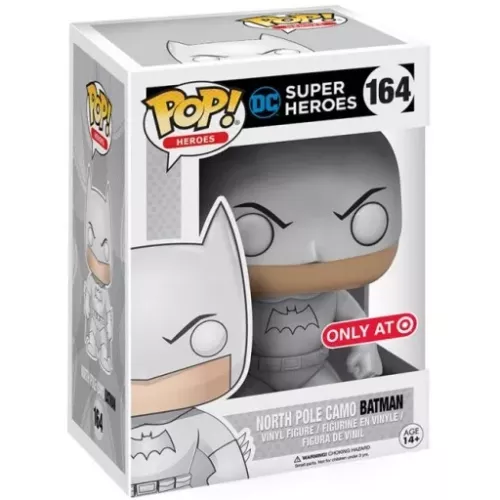 Funko Pop! North Pole Camo Batman #164 DC Super Heroes Box