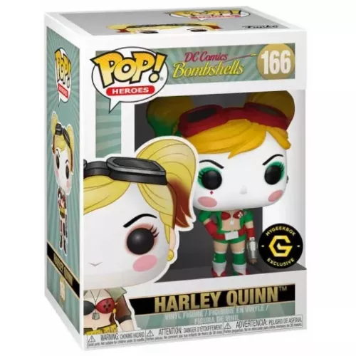 Funko Pop! Harley Quinn #166 Holiday DC Comics Bombshells Box