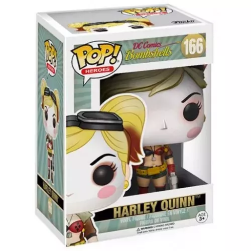 Funko Pop! Harley Quinn #166 DC Comics Bombshells Heroes Box