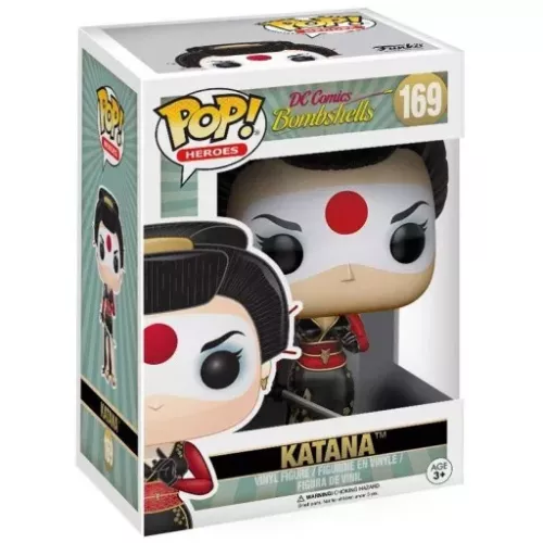 Funko Pop! Katana #169 DC Comics Bombshells Heroes Box